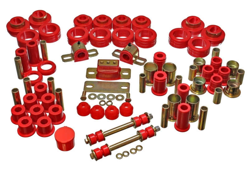 Chevrolet S-10 Suspension Bushing Kit - Energy Suspension - Hyper-Flex - Red - `82-`04